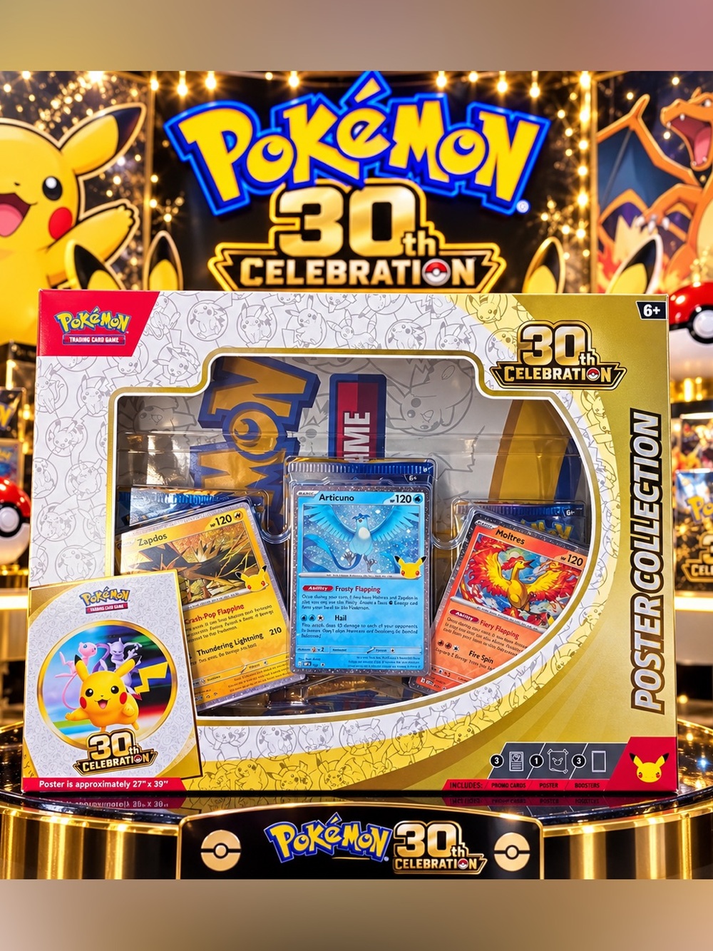 Pokemon 30th Celebration Poster Collection - New in sealed package